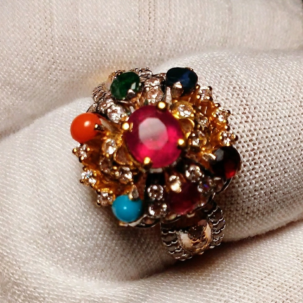22k solid gold Royal dome ring ! - Picture 1 of 9